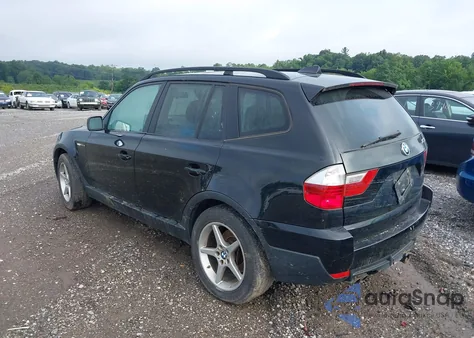 2007 BMW X3 3.0Si z USA, uszkodzony, nr VIN WBXPC93457WF28154